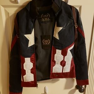 Captain America Canvas XS Women's Jacket
